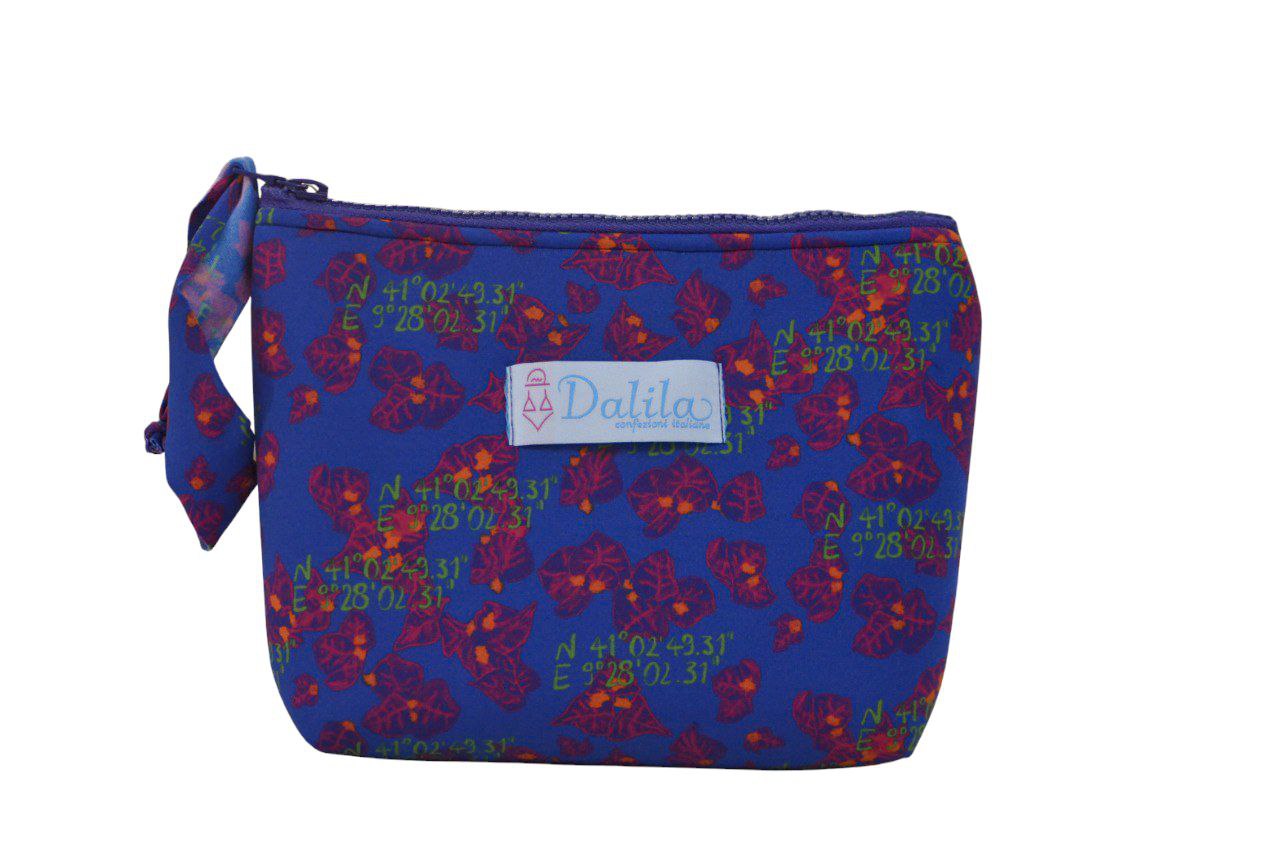 Pochette Amy-Bouganville Blu